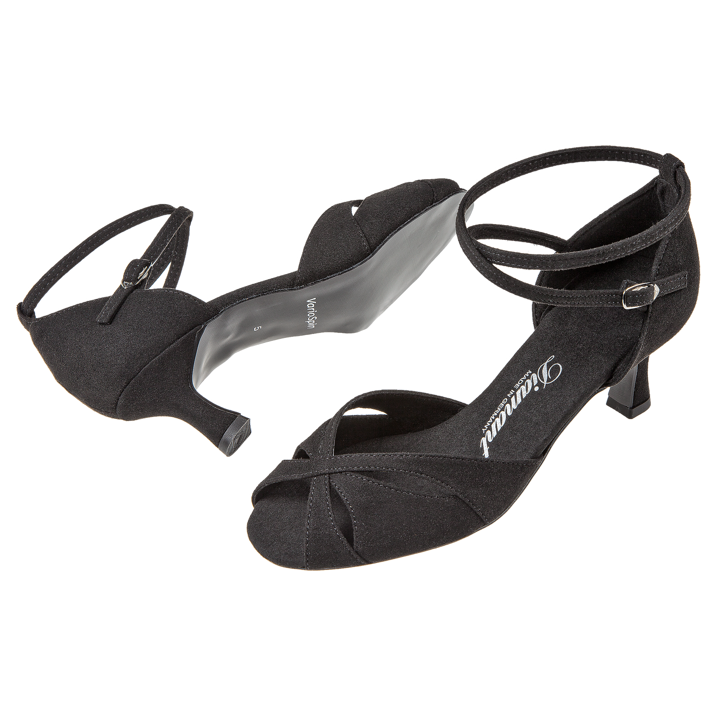 141-077-335-V Damen Tanzschuhe Weite F Normalweite