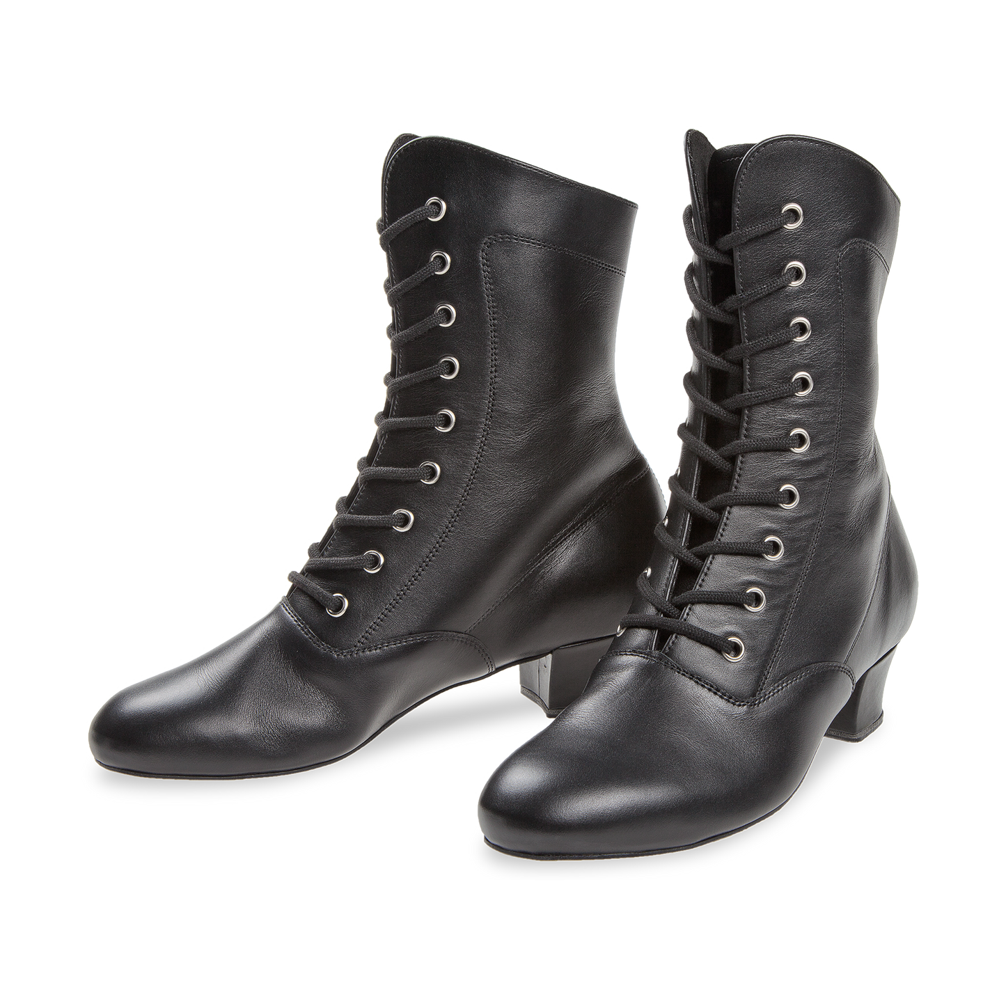 208-334-034-V Garde-Stiefel Damen Tanzschuhe Weite F, schwarz Nappaleder