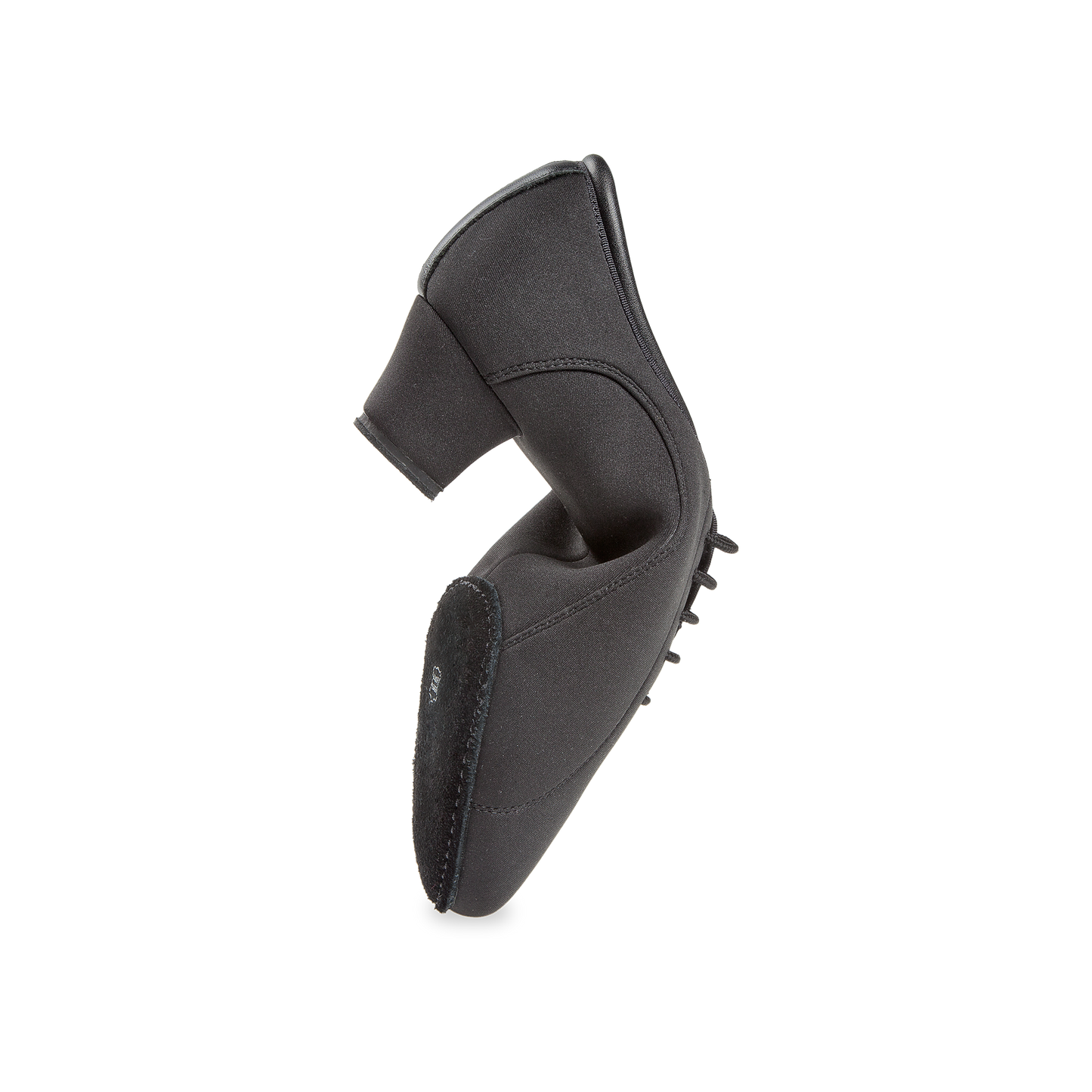 228-514-578 DanceArt Damen Trainer Weite F Cuban 4 cm Absatz in schwarz Neopren