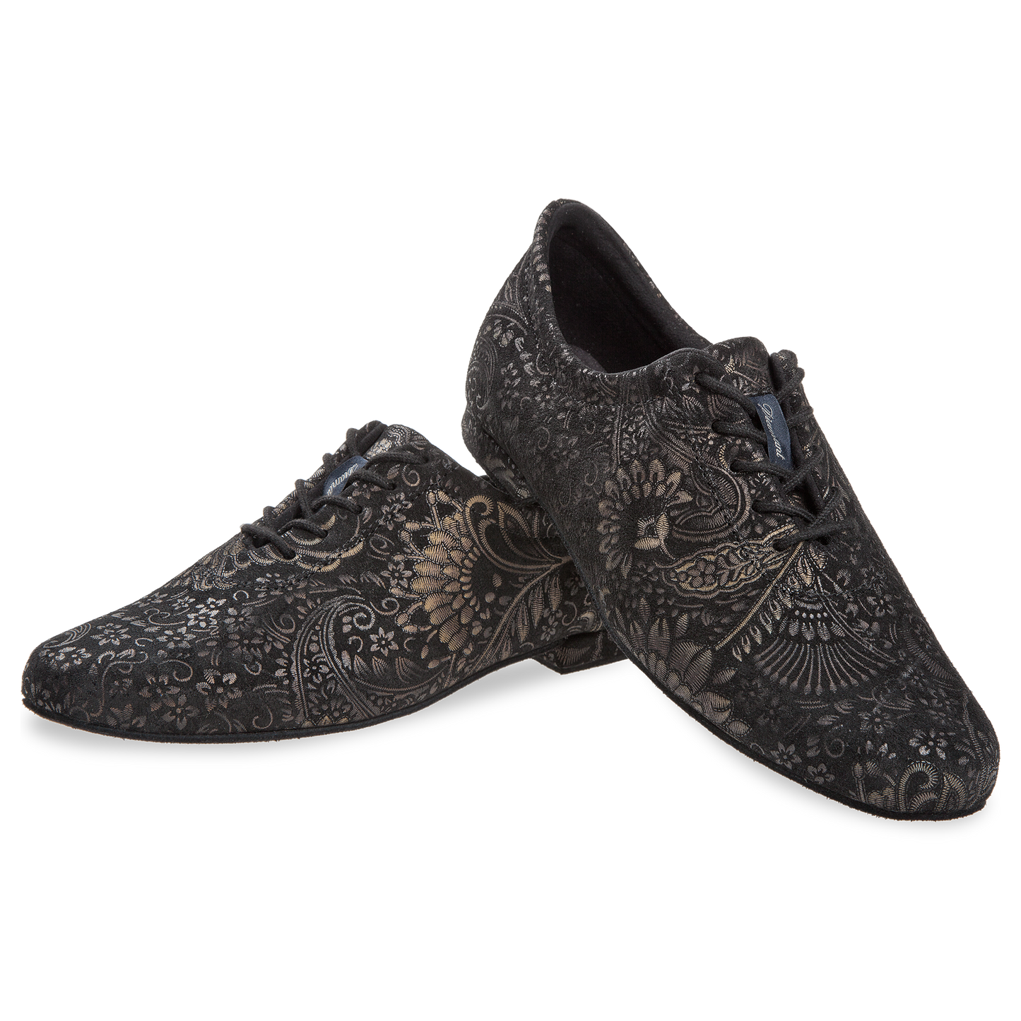 199-005-623 Damen Tanzschuh Weite F runde Form Normalweite Block Absatz