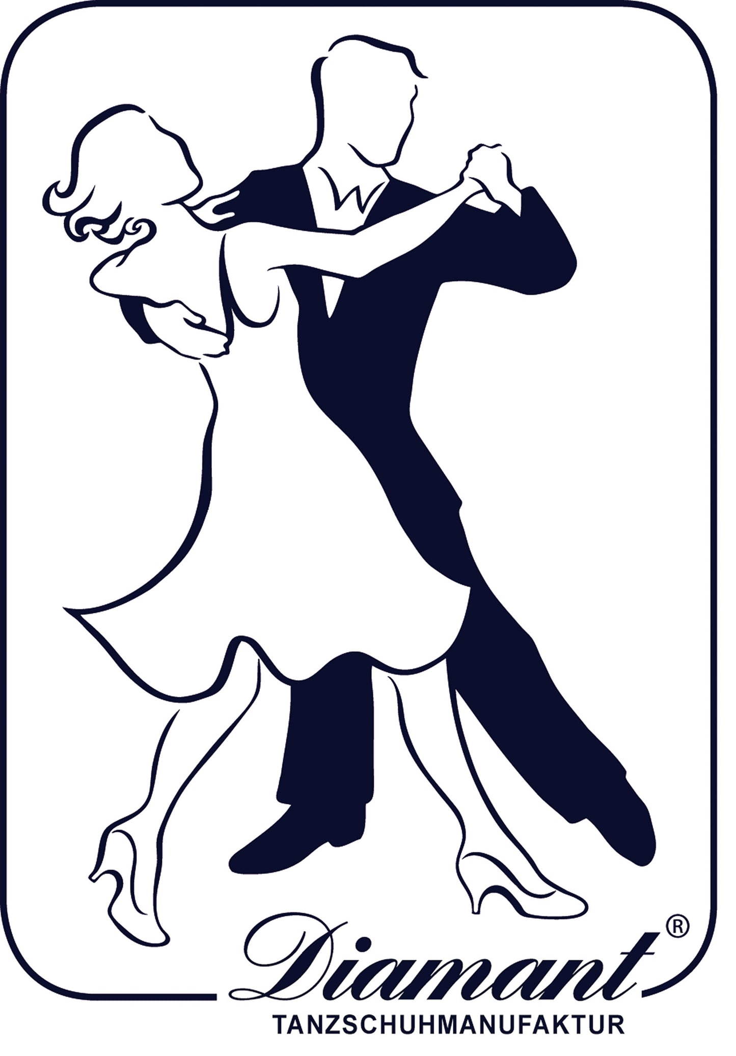 HW10907 Aufkleber - Freizeit-Tanzpaar - in blau