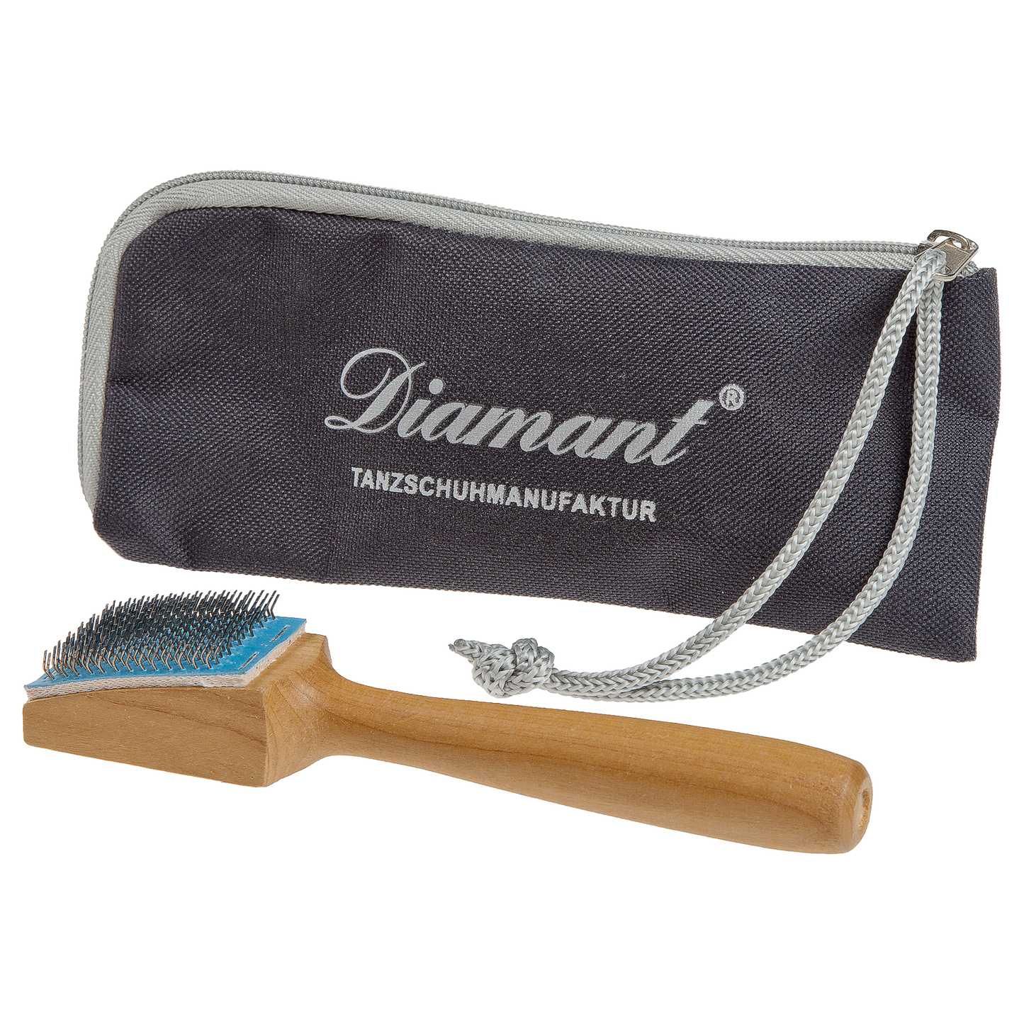 HW10910 Bürste zum Aufrauen der Chromledersohle mit Etui