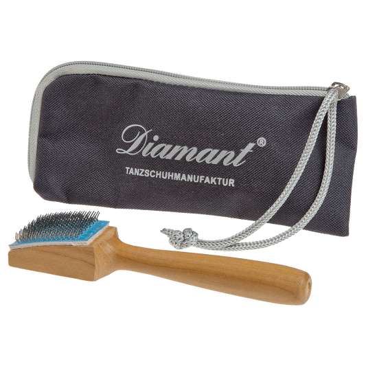 HW10910 Bürste zum Aufrauen der Chromledersohle mit Etui