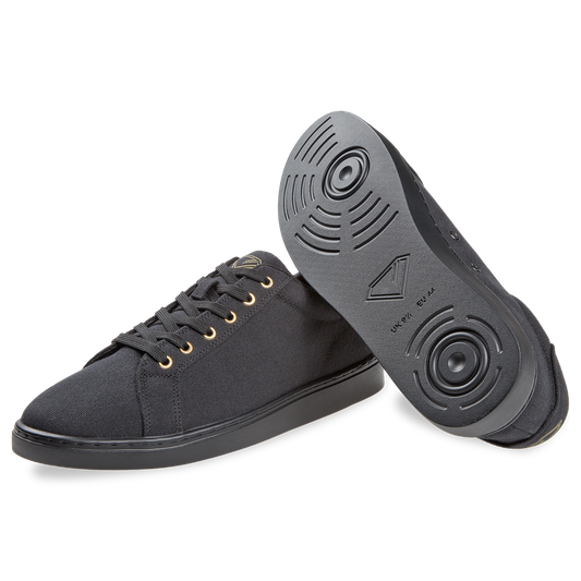 214-502-675 VEGAN RITMO SpinPoint Dance Sneaker Weite G unisex schwarz Canvas