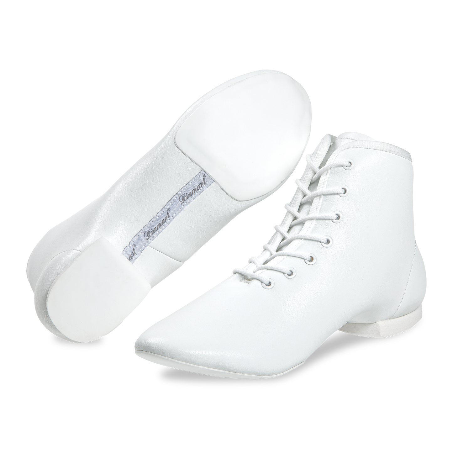 222-509-680 RISE Gardestiefel 7-Loch unisex Gardeschuhe geteilte Sohle weiß Leder Synth.