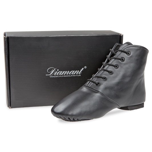 215-504-028 STEP Gardestiefel 6-Loch unisex Gardeschuhe geteilte Sohle schwarz