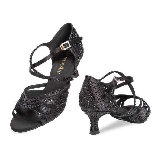 229-505-091 DanceArt Damen Latein Turniersandale Tamara Weite F
