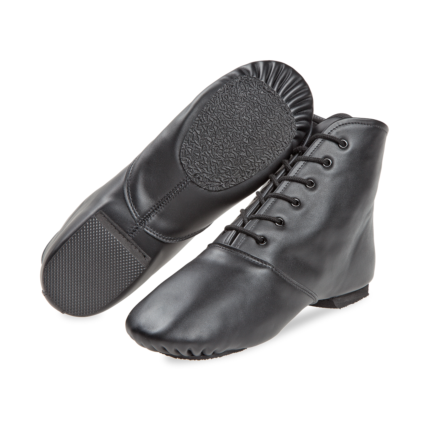 215-504-028 STEP Gardestiefel 6-Loch unisex Gardeschuhe geteilte Sohle schwarz
