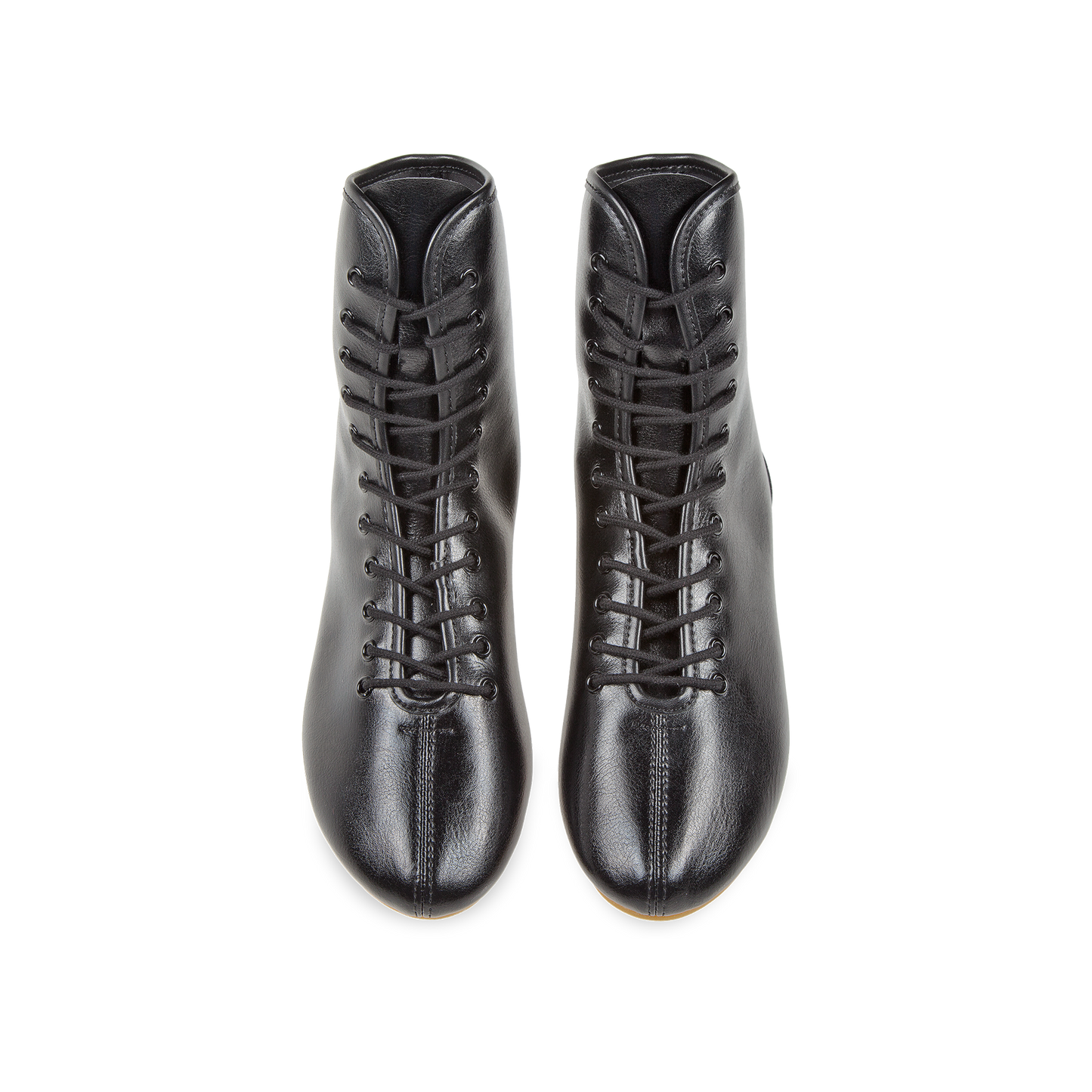 225-512-028 STRIDE Gardestiefel 11-Loch unisex Gardeschuhe durchgehende Sohle schwarz Nappaleder