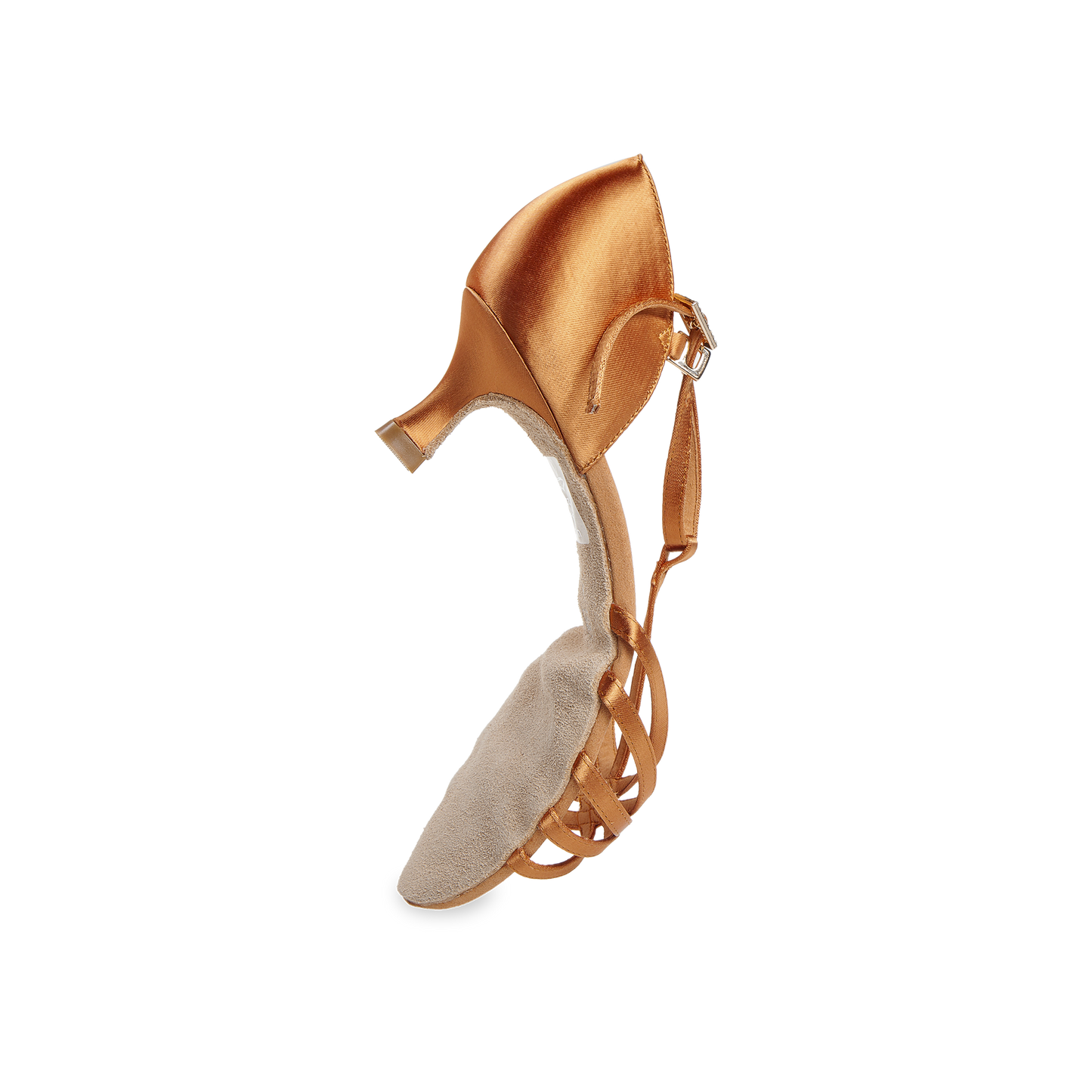 219-505-379 DanceArt Damen Latein Turniersandale Darja Normalweite Flare Absatz 5 cm