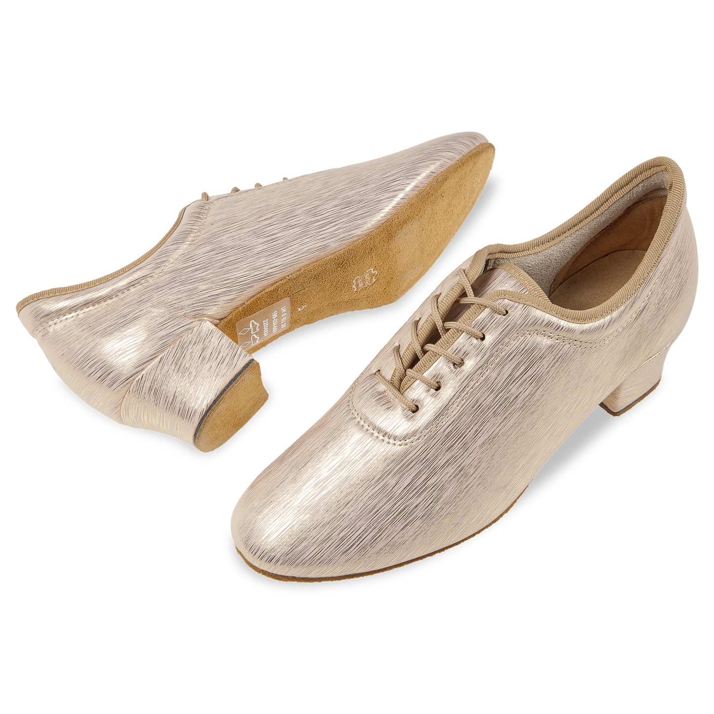 199-034-670 Damen Tanzschuhe Weite F Normalweite mit Comfort-Fußbett Cuban Absatz 3,7 cm