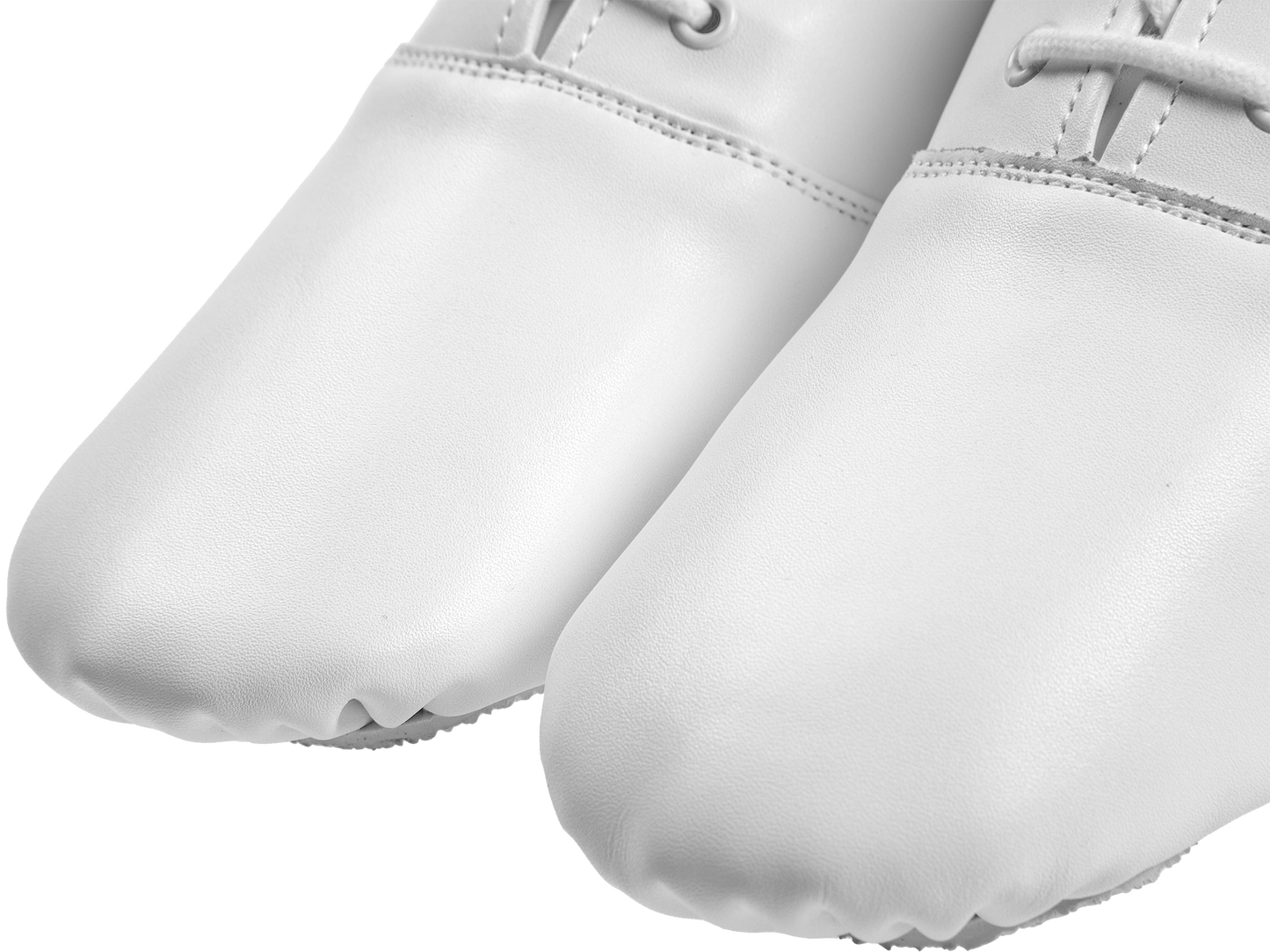 215-504-680 STEP Gardestiefel 6-Loch unisex Gardeschuhe geteilte Sohle weiß Lederimitat