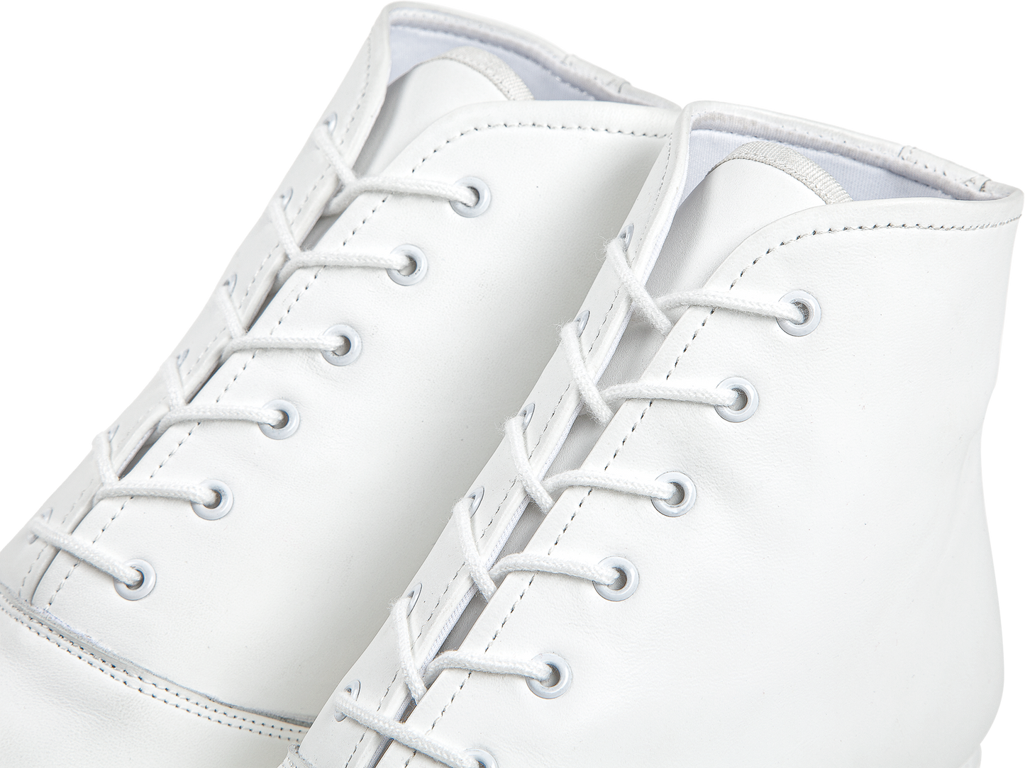 215-504-033 215 STEP Gardestiefel 6-Loch unisex Gardeschuhe geteilte Sohle weiß