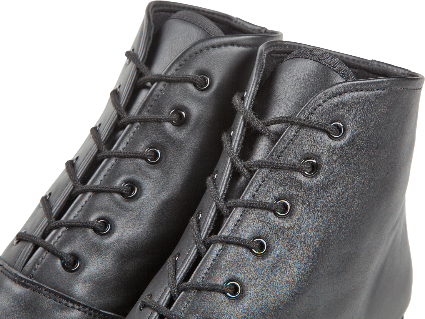215-504-028 STEP Gardestiefel 6-Loch unisex Gardeschuhe geteilte Sohle schwarz