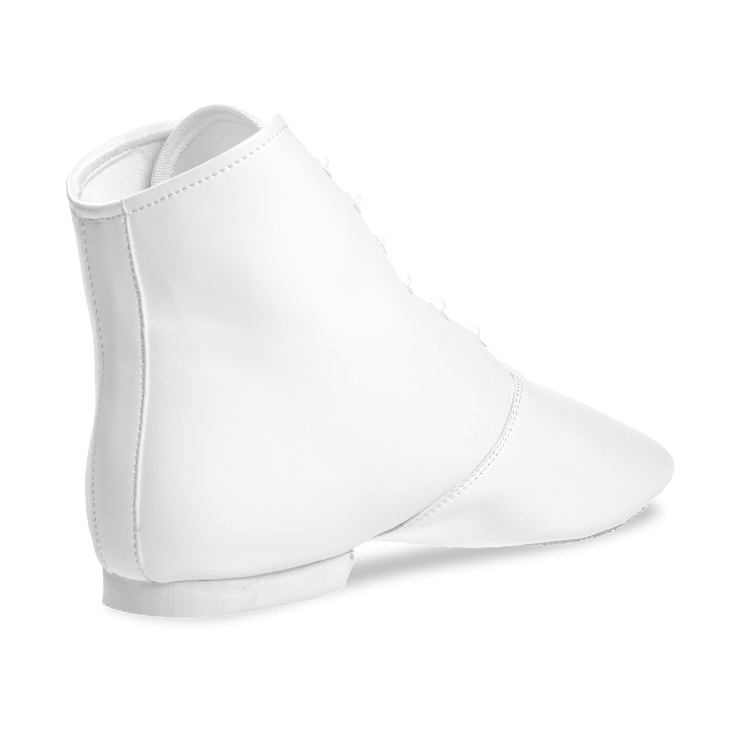 215-504-680 STEP Gardestiefel 6-Loch unisex Gardeschuhe geteilte Sohle weiß Lederimitat